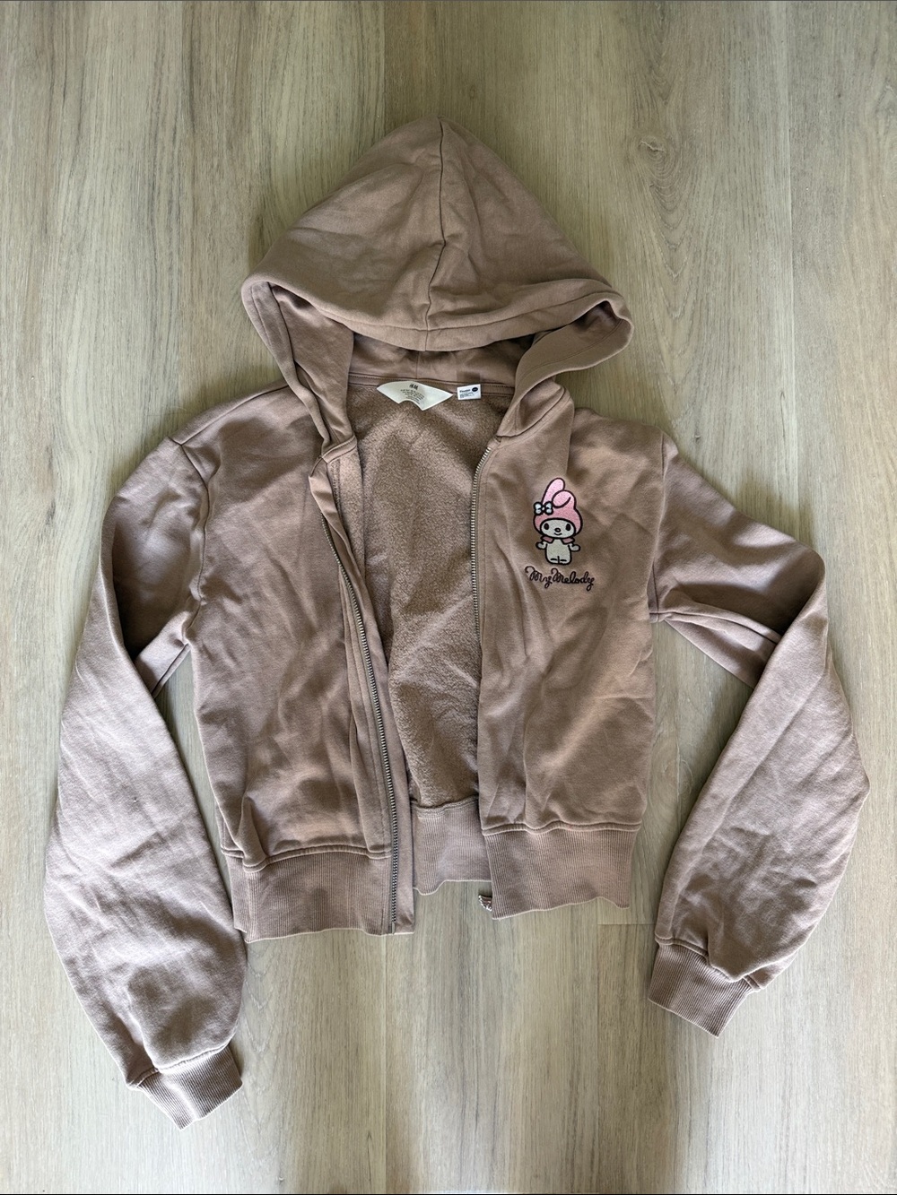 H&M Beige/Taupe Hoodie with Hood